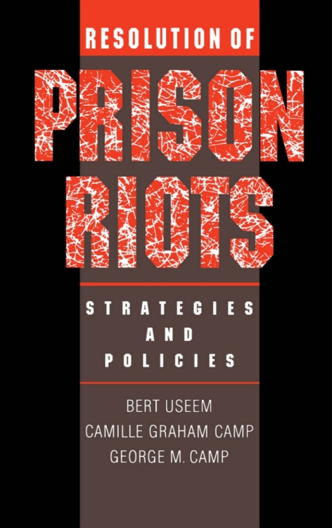 Cover image for book Resolution of Prison Riots