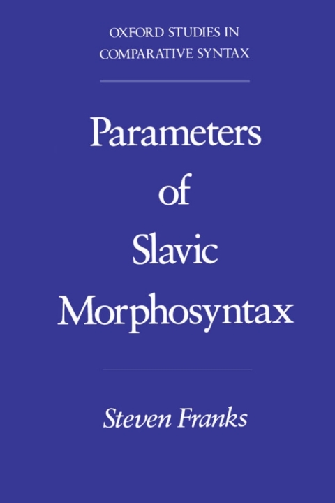 Cover image for book Parameters of Slavic Morphosyntax