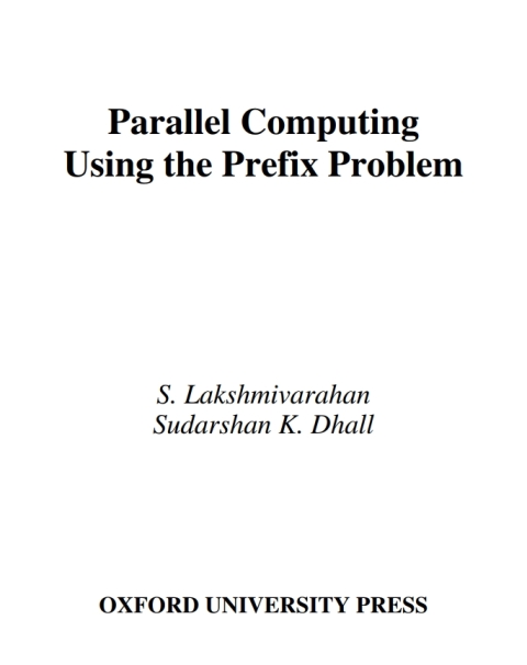 Cover image for book Parallel Computing Using the Prefix Problem