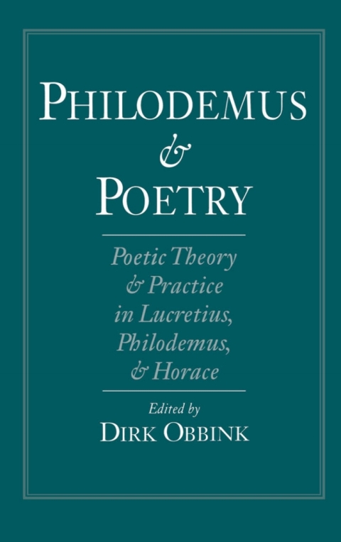 Cover image for book Philodemus and Poetry