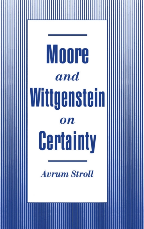 Cover image for book Moore and Wittgenstein on Certainty