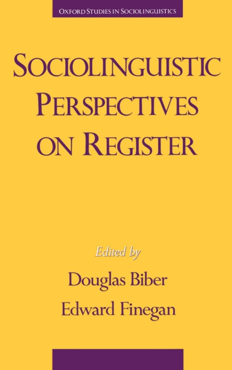 Cover image for book Sociolinguistic Perspectives on Register