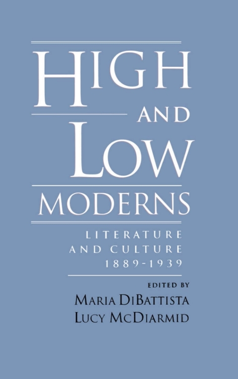 Cover image for book High and Low Moderns