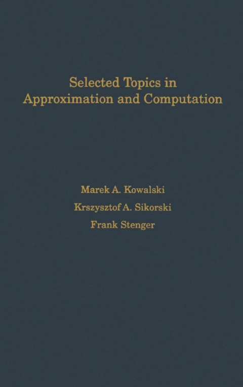 Cover image for book Selected Topics in Approximation and Computation