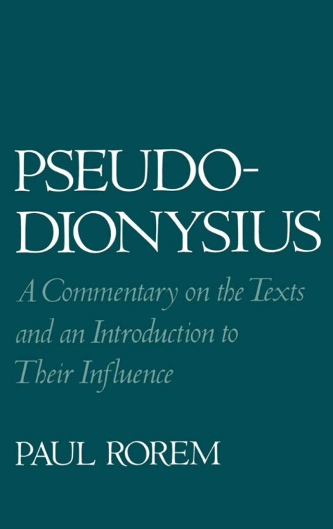 Cover image for book Pseudo-Dionysius