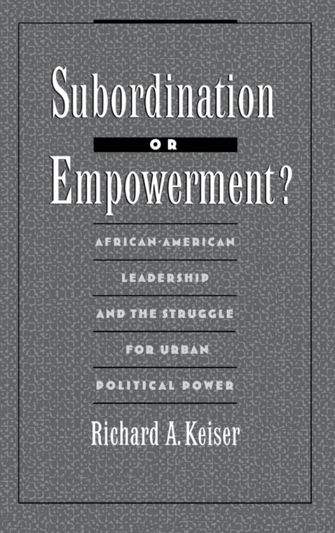 Cover image for book Subordination or Empowerment?