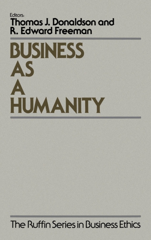 Cover image for book Business As a Humanity