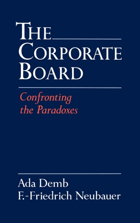 Cover image for book The Corporate Board