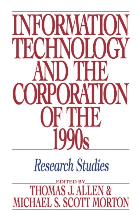 Cover image for book Information Technology and the Corporation of the 1990s