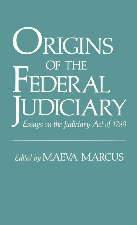 Cover image for book Origins of the Federal Judiciary
