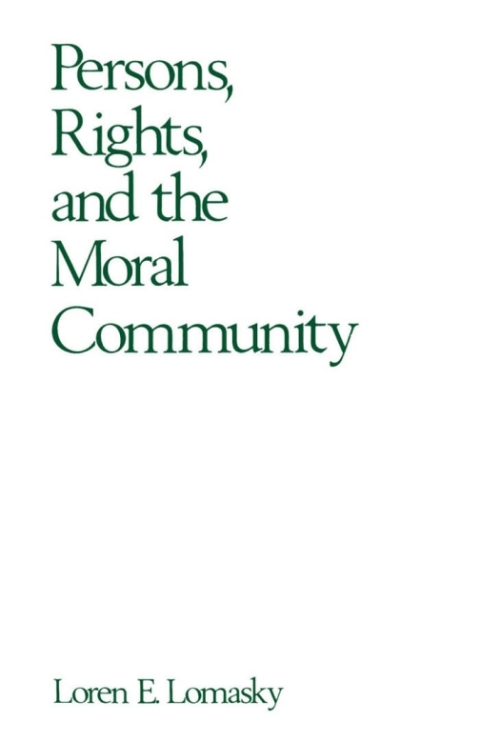 Cover image for book Persons, Rights, and the Moral Community