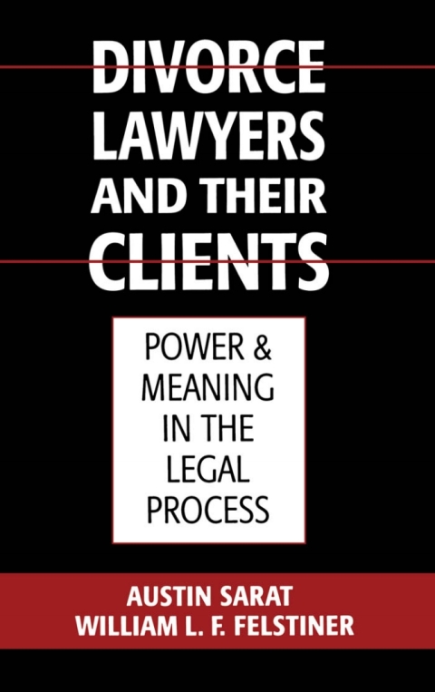 Cover image for book Divorce Lawyers and Their Clients