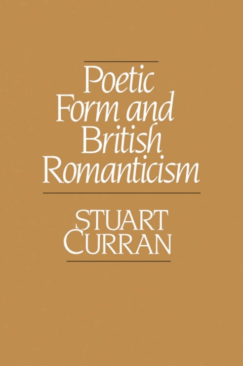 Cover image for book Poetic Form and British Romanticism