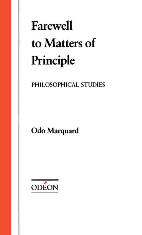 Cover image for book Farewell to Matters of Principle