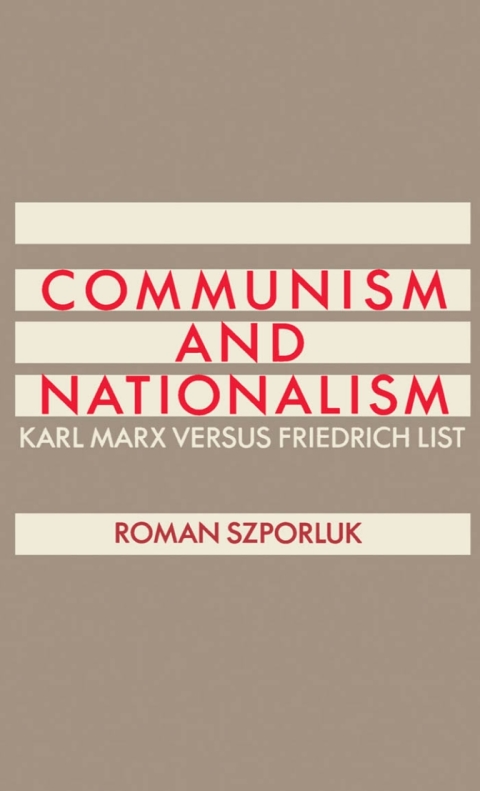 Cover image for book Communism and Nationalism