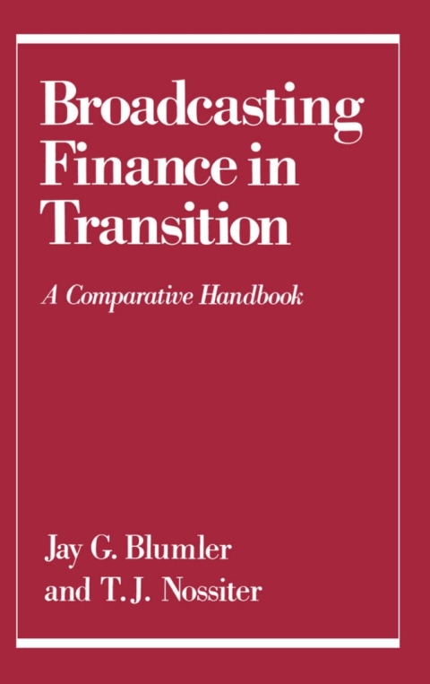 Cover image for book Broadcasting Finance in Transition