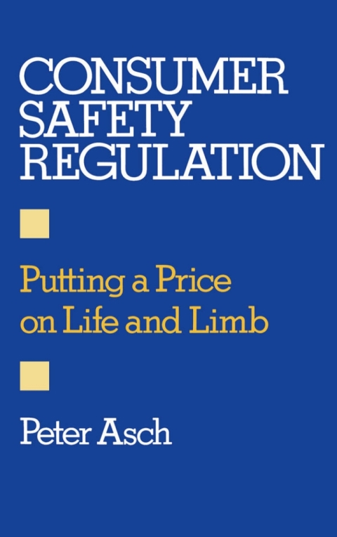 Cover image for book Consumer Safety Regulation