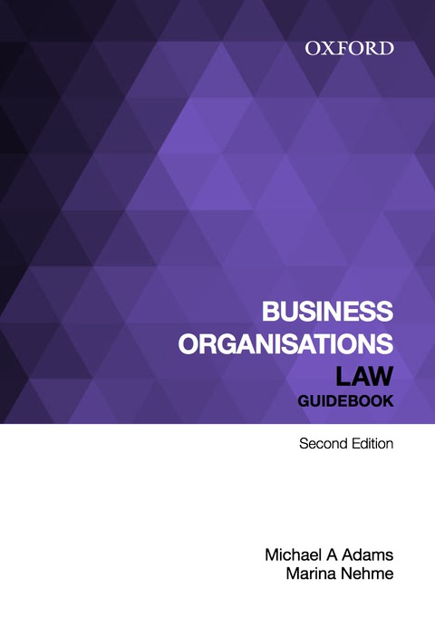 Cover image for book Business Organisations Law Guidebook