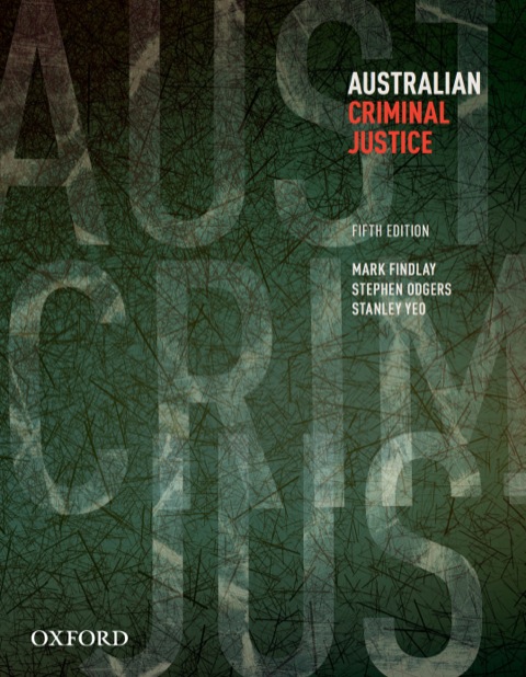 Cover image for book Australian Criminal Justice