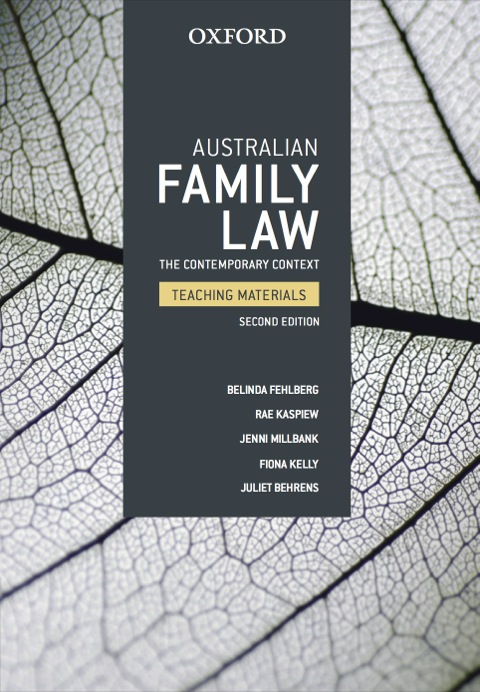 Cover image for book Australian Family Law Teaching Materials: The Contemporary Context