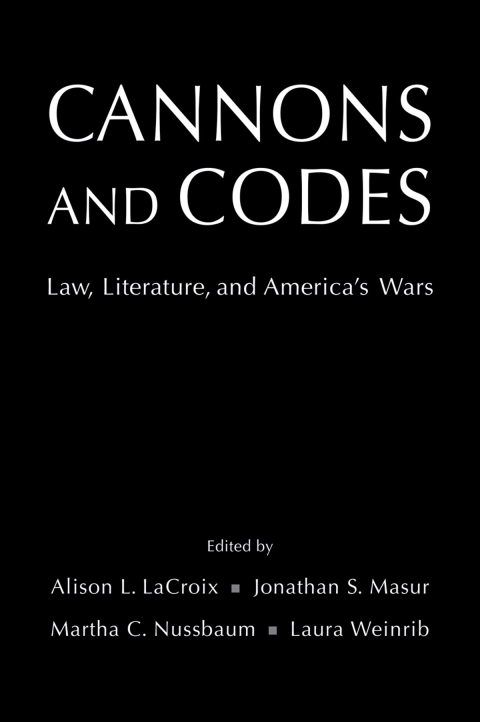 Cover image for book Cannons and Codes