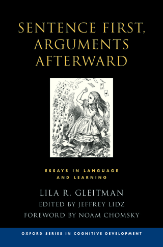 Sentence First, Arguments Afterward