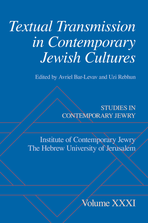 Cover image for book Textual Transmission in Contemporary Jewish Cultures
