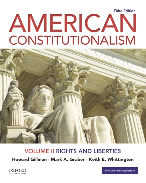 Cover image for book American Constitutionalism: Volume II: Rights and Liberties