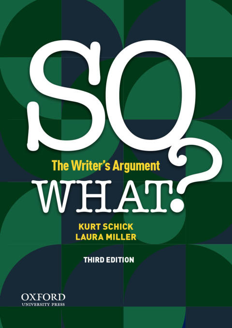Cover image for book So What? The Writer's Argument