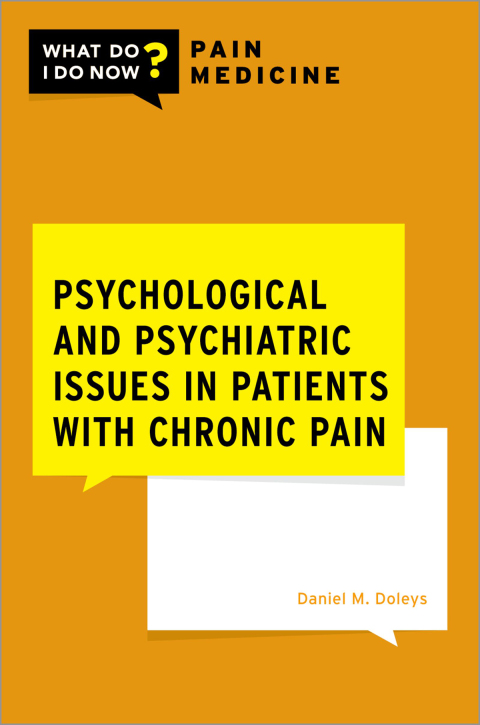 Cover image for book Psychological and Psychiatric Issues in Patients with Chronic Pain