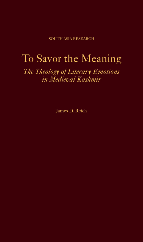 Cover image for book To Savor the Meaning