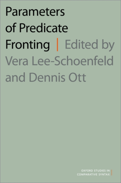 Cover image for book Parameters of Predicate Fronting