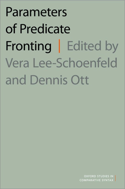 Cover image for book Parameters of Predicate Fronting