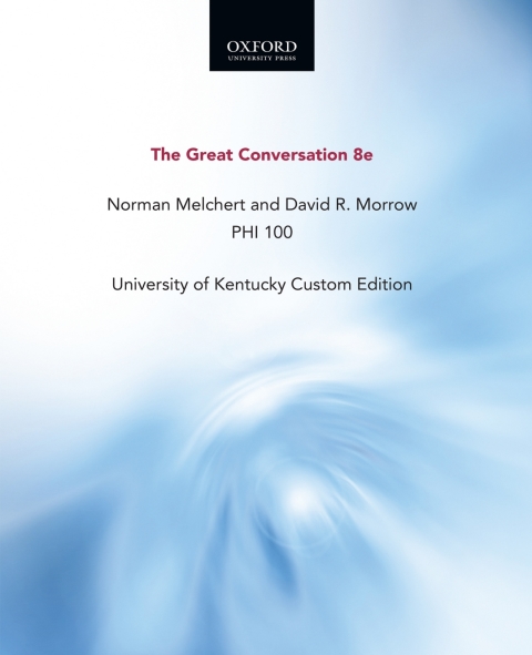 Cover image for book The Great Conversation 8e: Custom edition for University of Kentucky