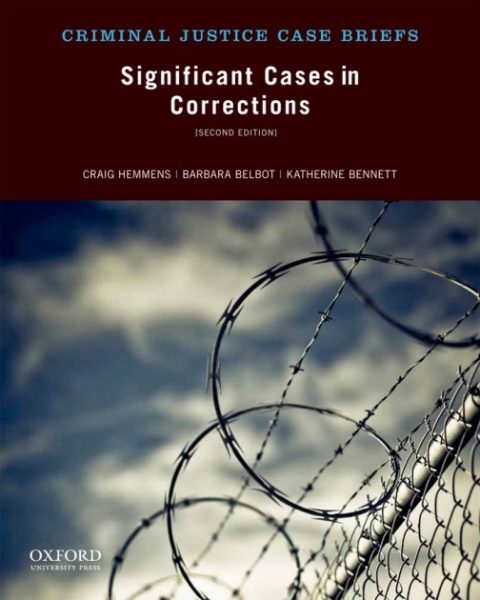 Cover image for book Significant Cases in Corrections