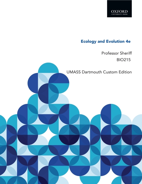 Cover image for book Ecology and Evolution 4e
