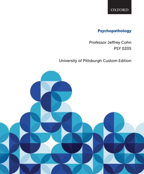 Cover image for book Psychopathology: Custom edition for the University of Pittsburgh