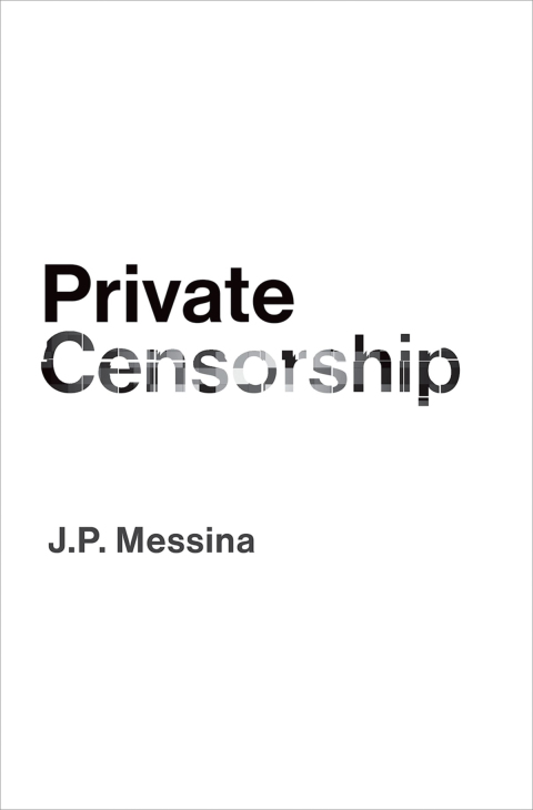 Cover image for book Private Censorship