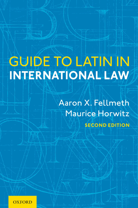 Cover image for book Guide to Latin in International Law