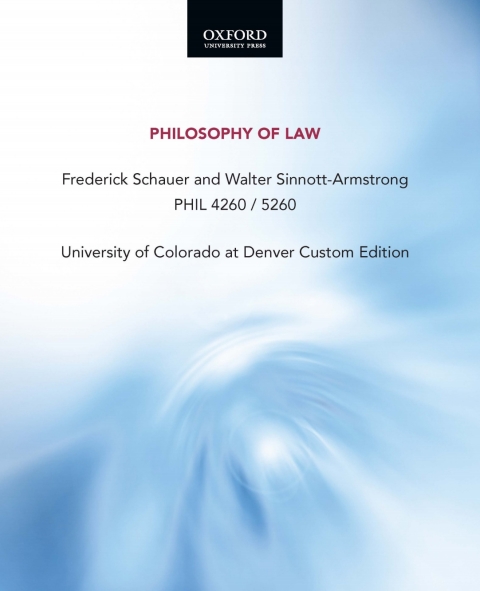 Cover image for book Philosophy of Law