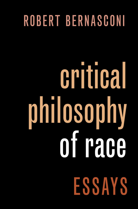 Cover image for book Critical Philosophy of Race