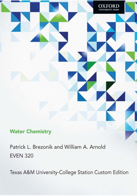 Cover image for book Texas A&M University Custom Edition Water Chemistry