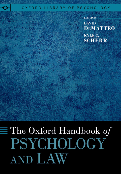 Cover image for book The Oxford Handbook of Psychology and Law