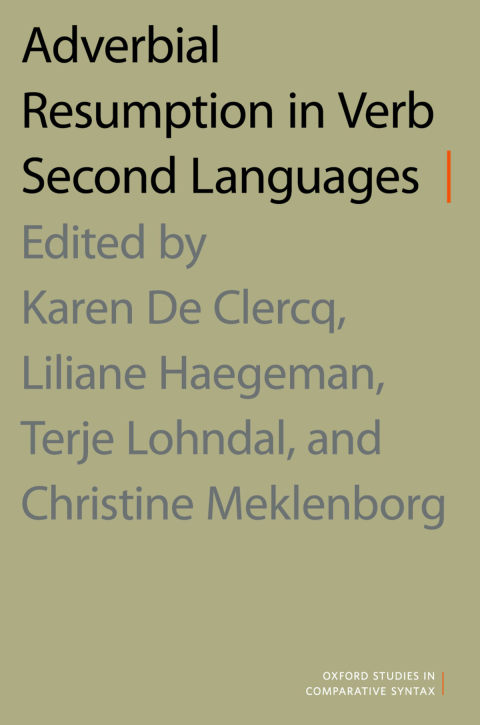Cover image for book Adverbial Resumption in Verb Second Languages
