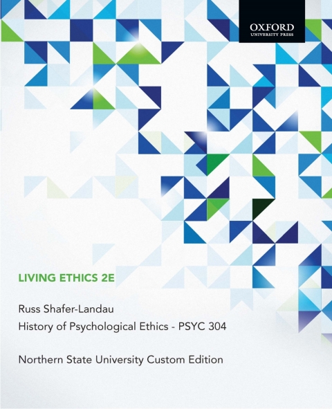 Cover image for book Living Ethics: 2nd Edition Custom Northern State University