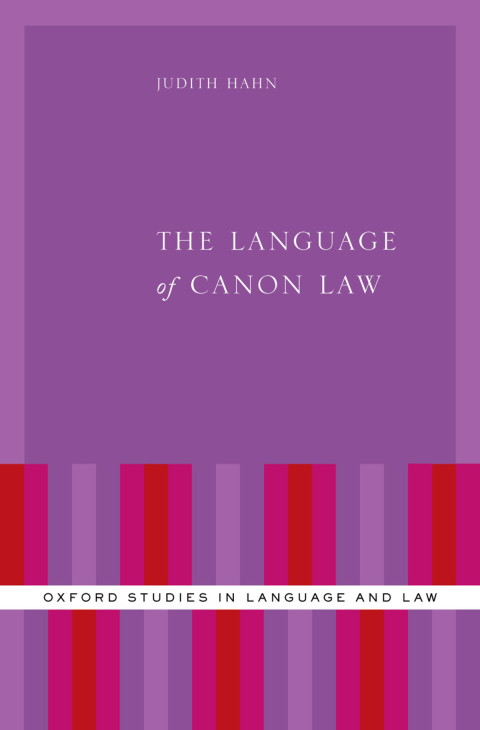 Cover image for book The Language of Canon Law