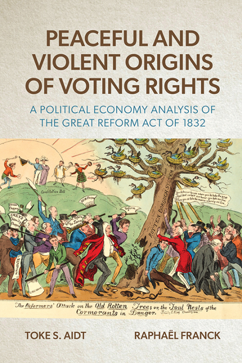 Cover image for book Peaceful and Violent Origins of Voting Rights