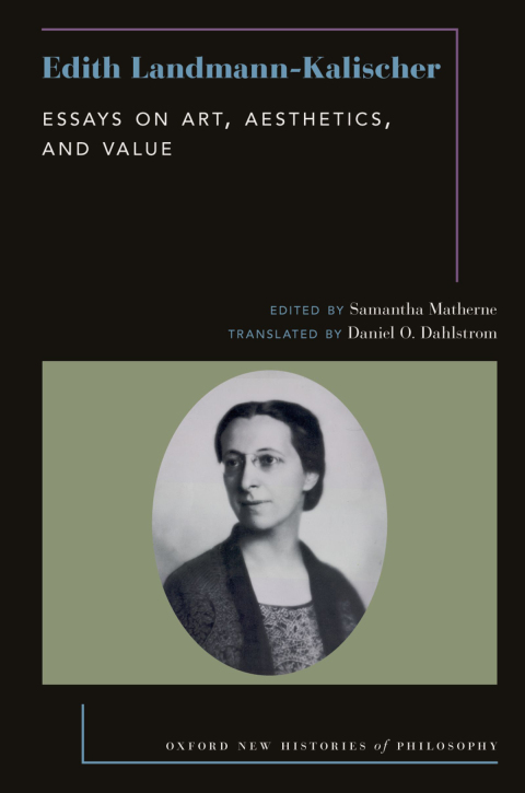 Cover image for book Edith Landmann-Kalischer