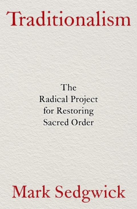 Cover image for book Traditionalism