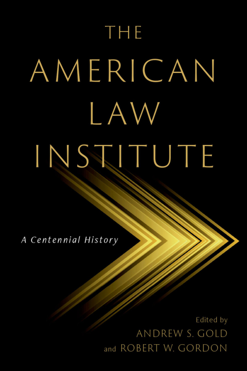 Cover image for book The American Law Institute